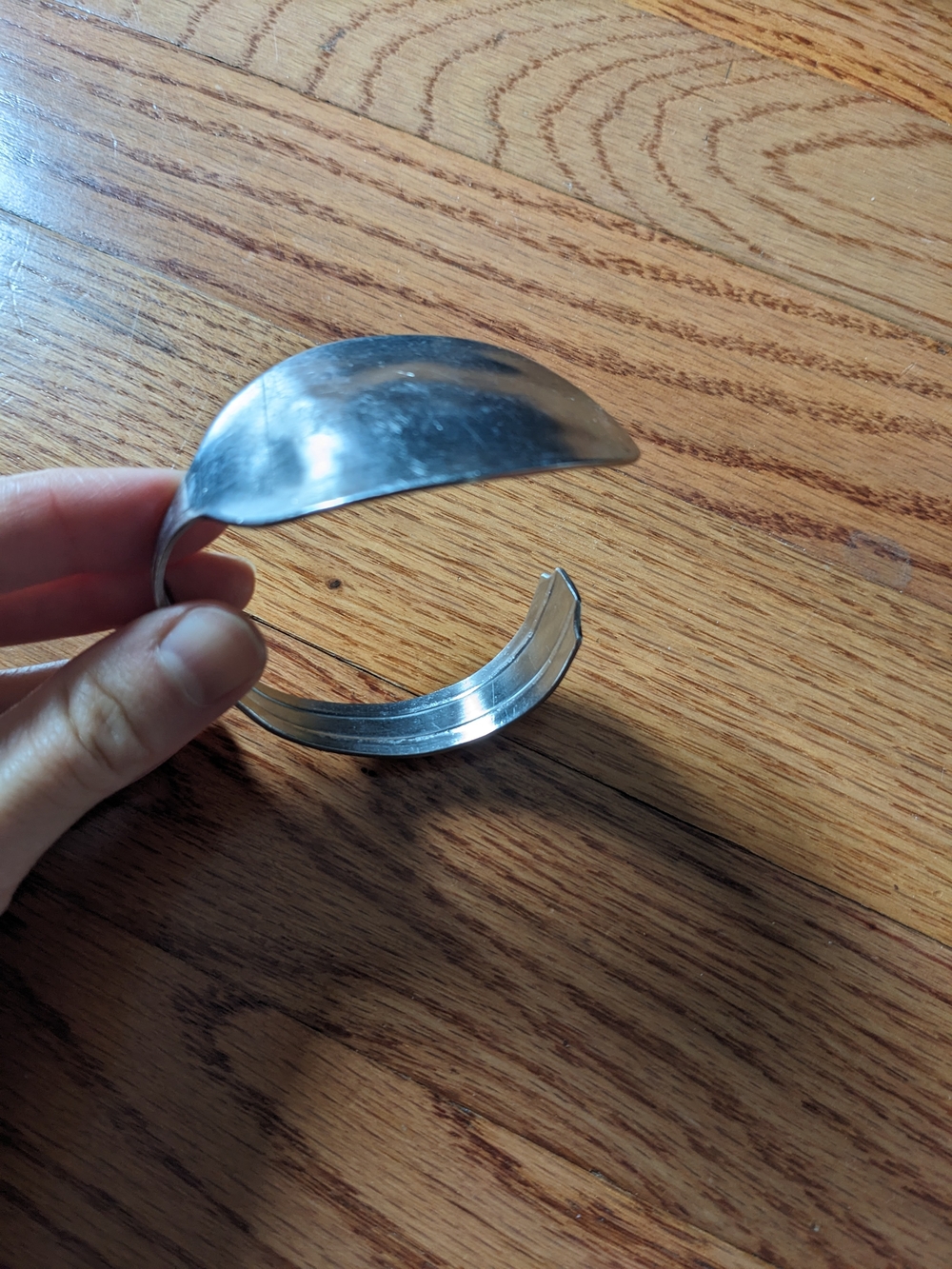 Minimalist Silver Cuff Bracelet